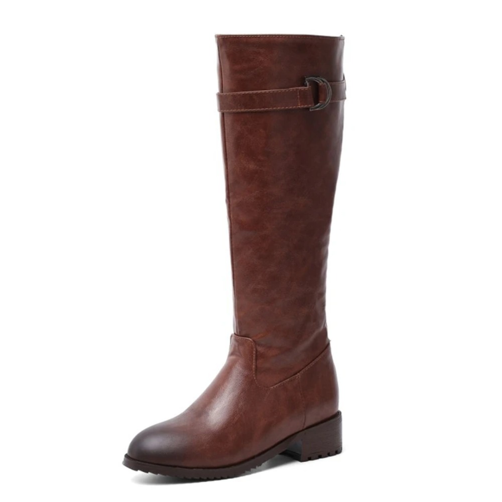 Riding Boot Short - Knee High Boots Women Ponted Toe