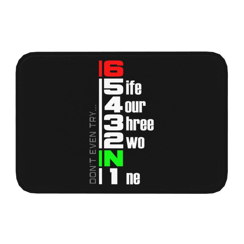 Motorcycle Gear Kitchener - Custom Motorcycle Gear 65432N Doormat Mat