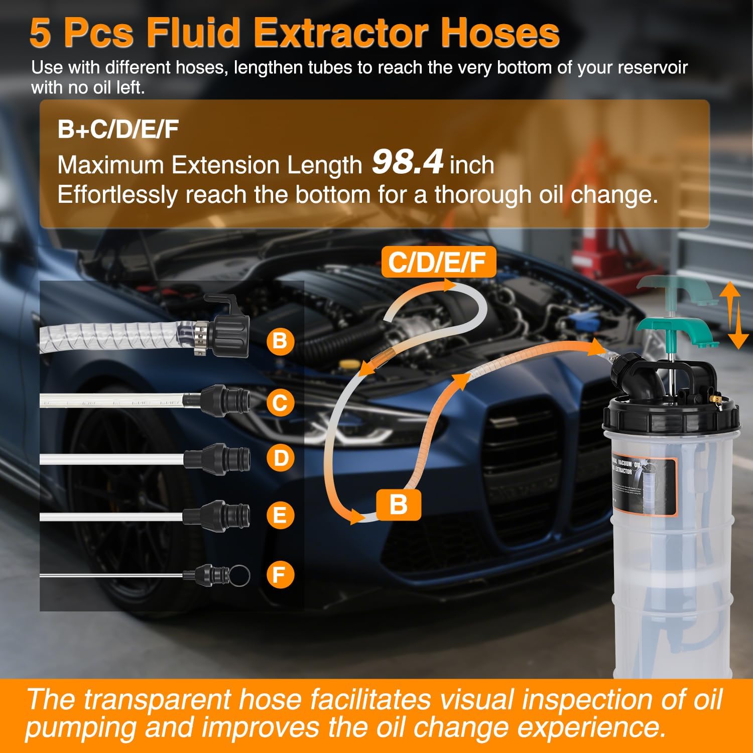 GOOACC Oil Extractor Pump 9L M - Motorcycle Gear Oil review and price