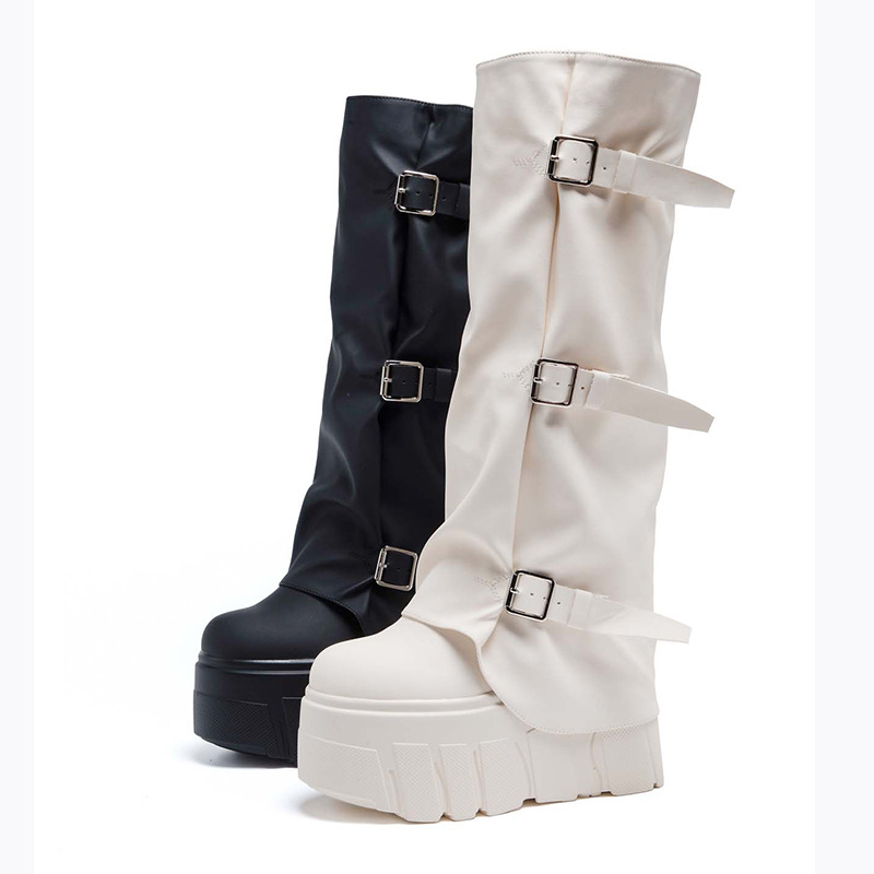 14cm Heel Knee High Boots Plat - Riding Boot Short review and price
