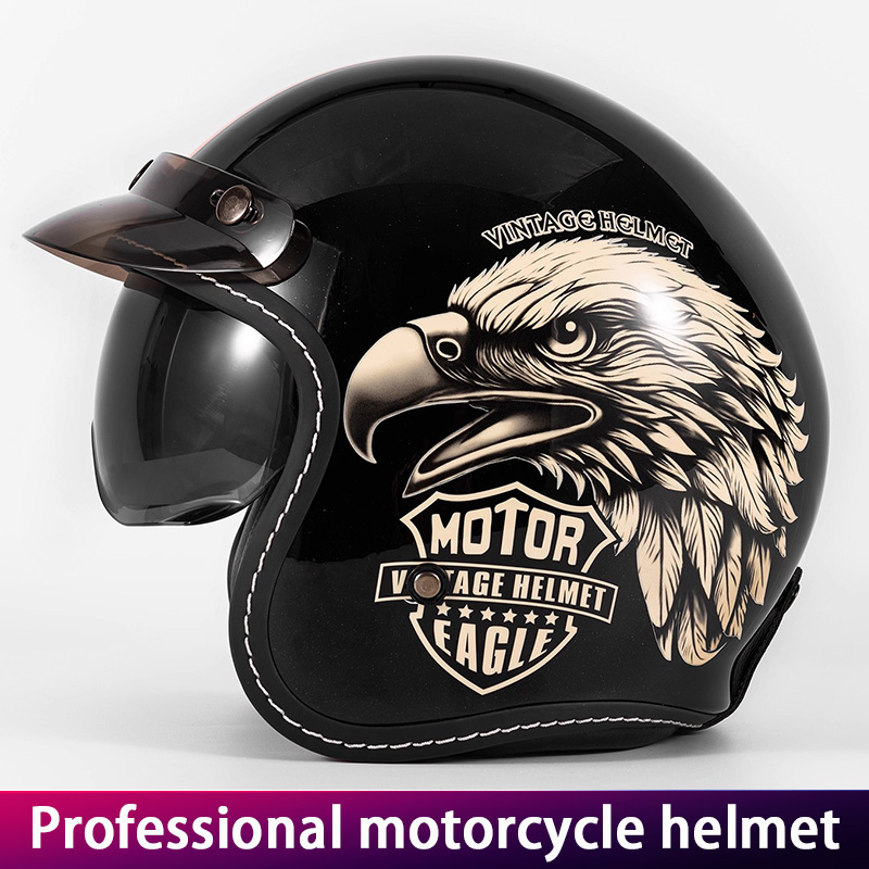 Unisex Retro Three-Quarter Mot - Motorcycle Gear Vintage review and price