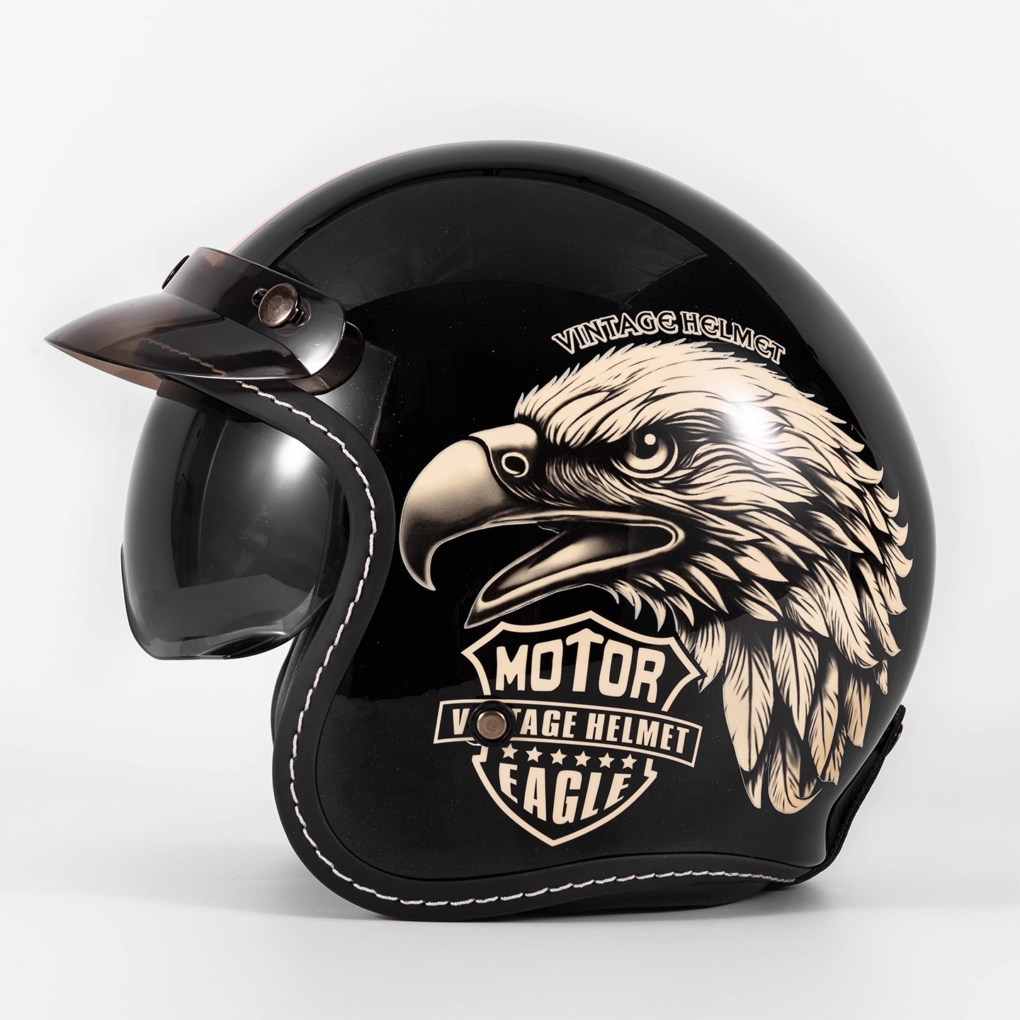 Unisex Retro Three-Quarter Mot - Motorcycle Gear Vintage review and price