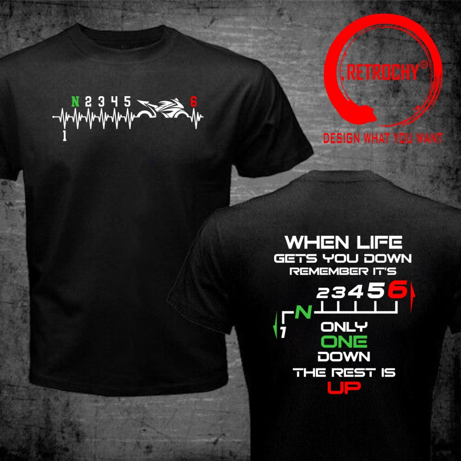 Funny Design 1N23456 Heartbeat - Motorcycle Gear Up Down review and price