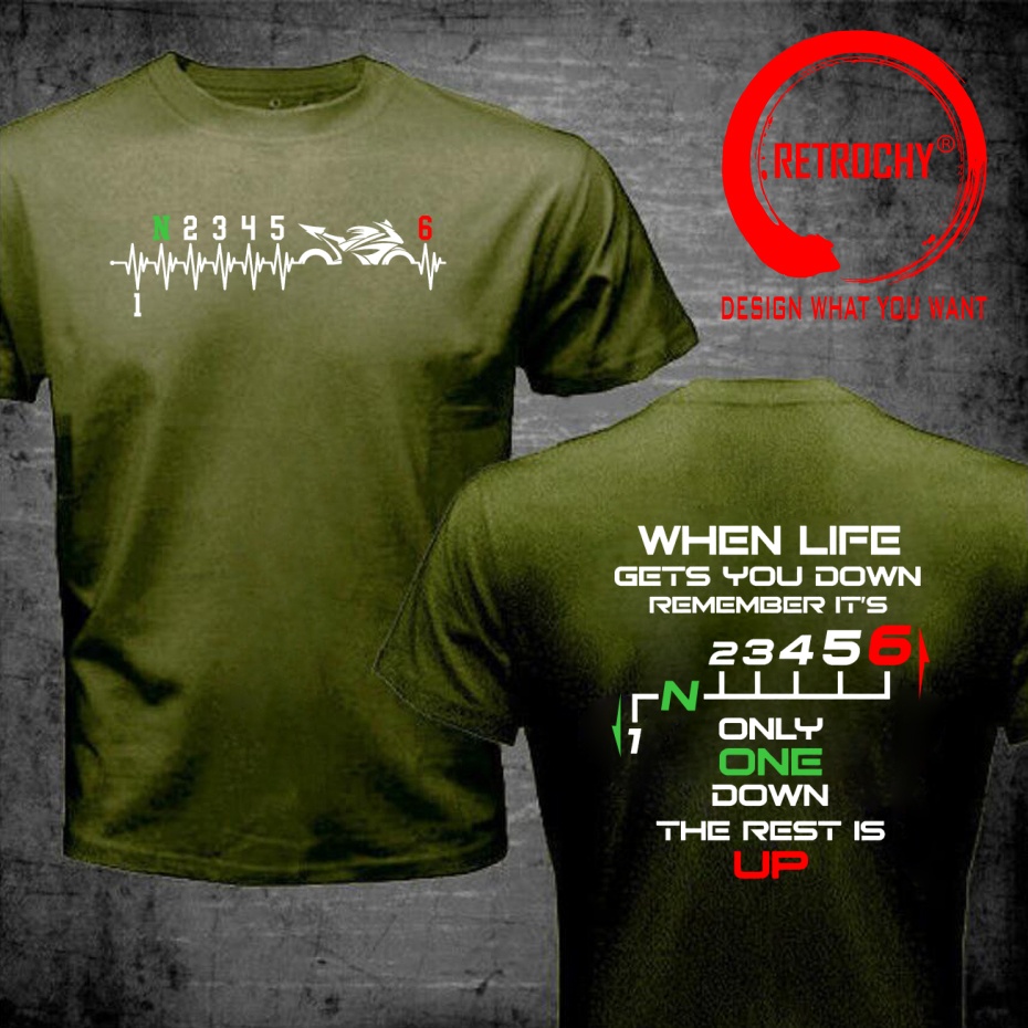 Funny Design 1N23456 Heartbeat - Motorcycle Gear Up Down review and price