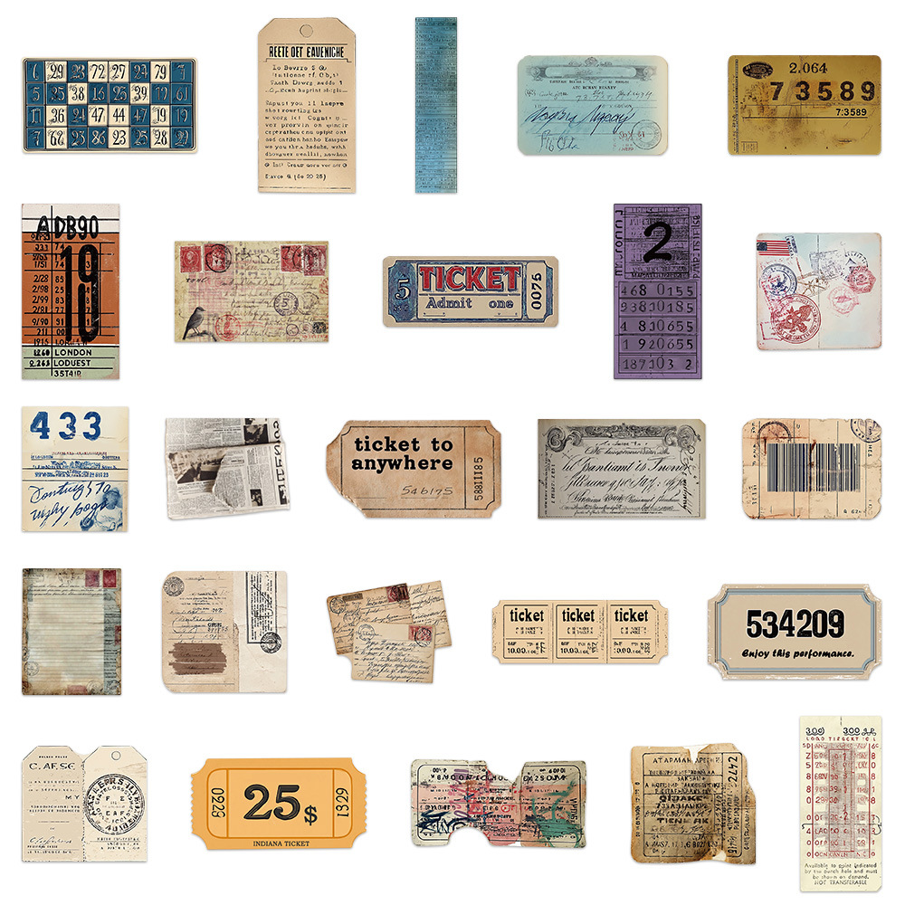 50/100Pcs Vintage Design Memor - Motorcycle Gear Vintage review and price