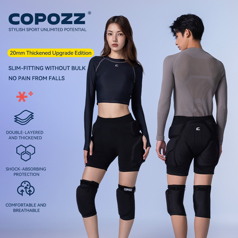 COPOZZ Upgraded Ski Knee Pads  - Motorcycle Gear On Sale review and price