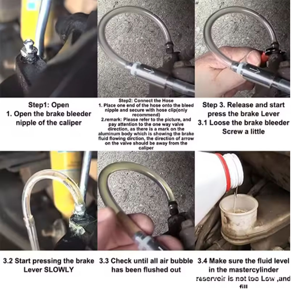 1Pcs Brake Fluid Bleeder Hose  - Motorcycle Gear Oil review and price