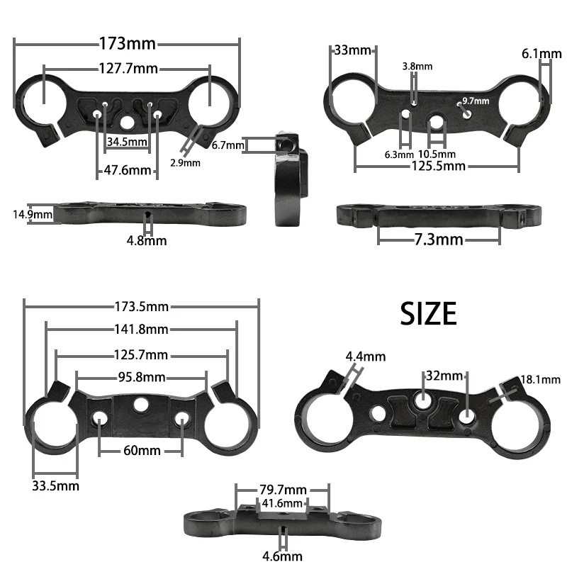 LESQUE Pit Dirt Bike Steering  - Motorcycle Gear Up Down review and price