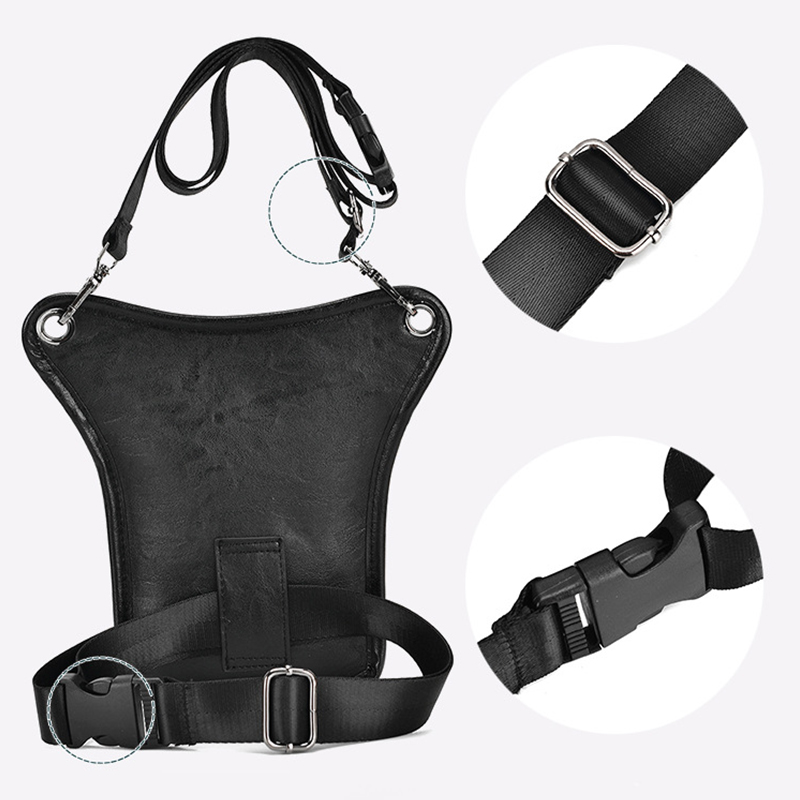 Vintage Pu Leather Waist Pack  - Motorcycle Gear Vintage review and price