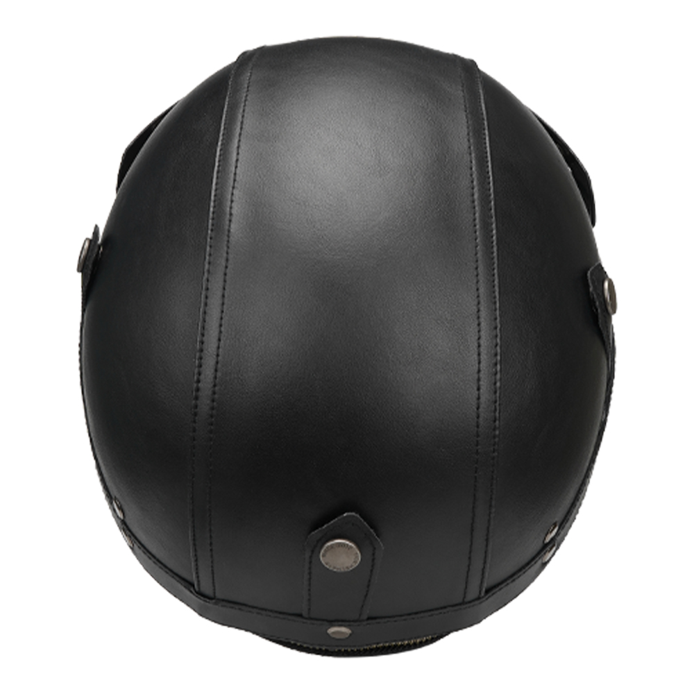 Black Motorcycle Half Helmet G - Motorcycle Gear Vintage review and price