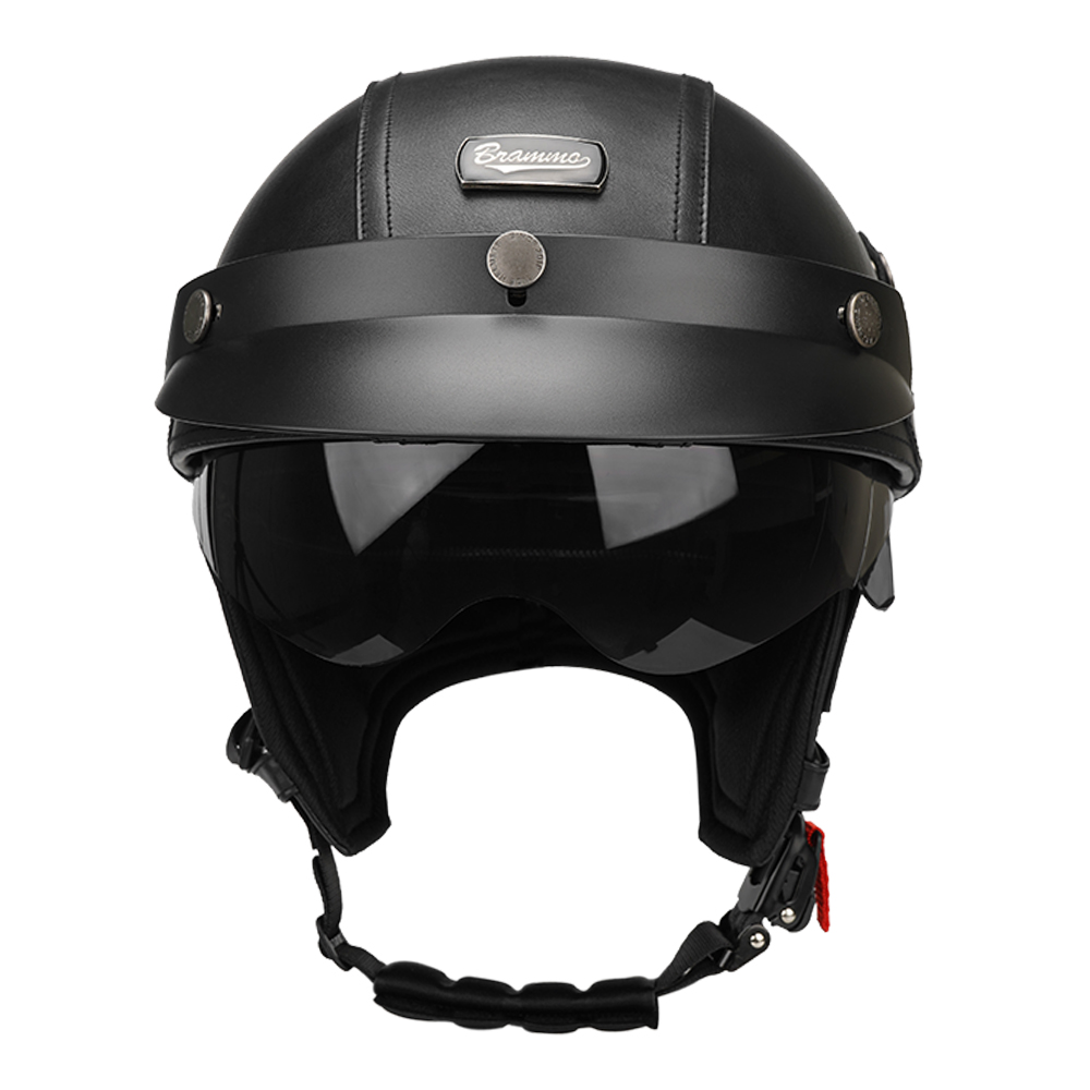 Black Motorcycle Half Helmet G - Motorcycle Gear Vintage review and price